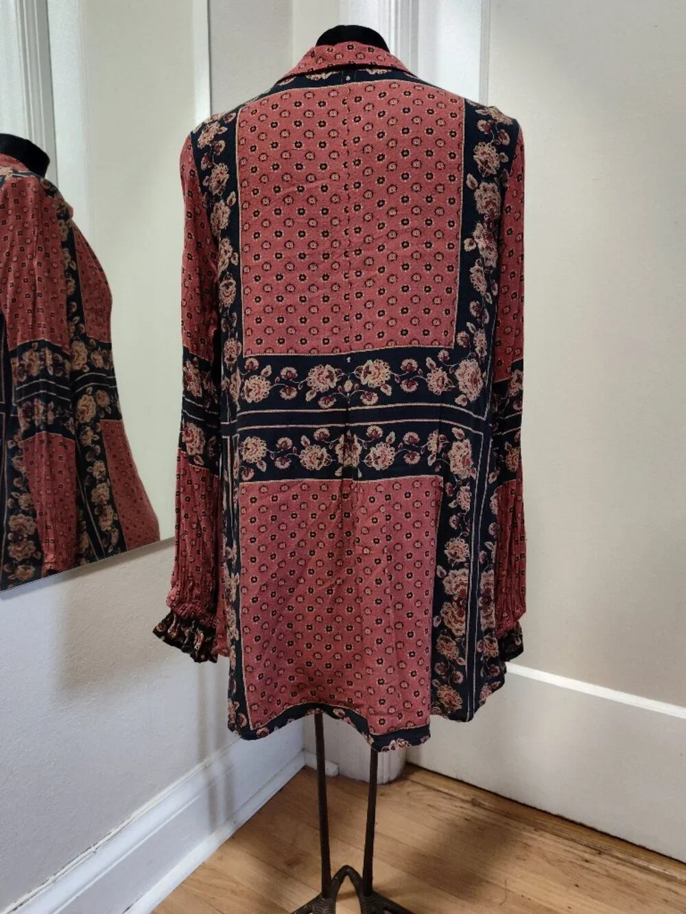 Free People Changing Times Tunic in Brick